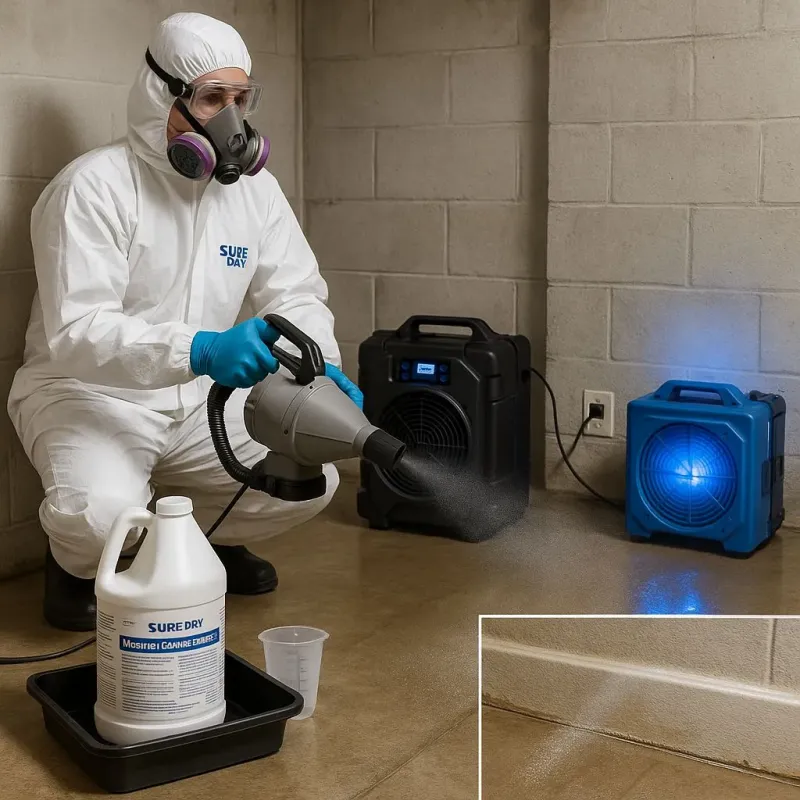 Sanitization and Odor Removal process in Manhasset, NY